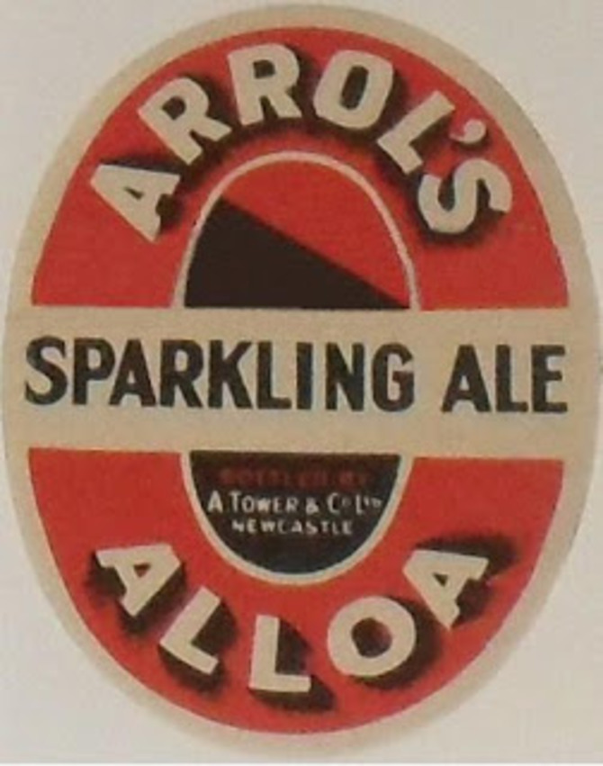 Etiket fra Alloa Brewery.