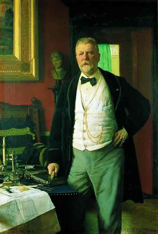 Maleri af August Jerndorff, 1893.