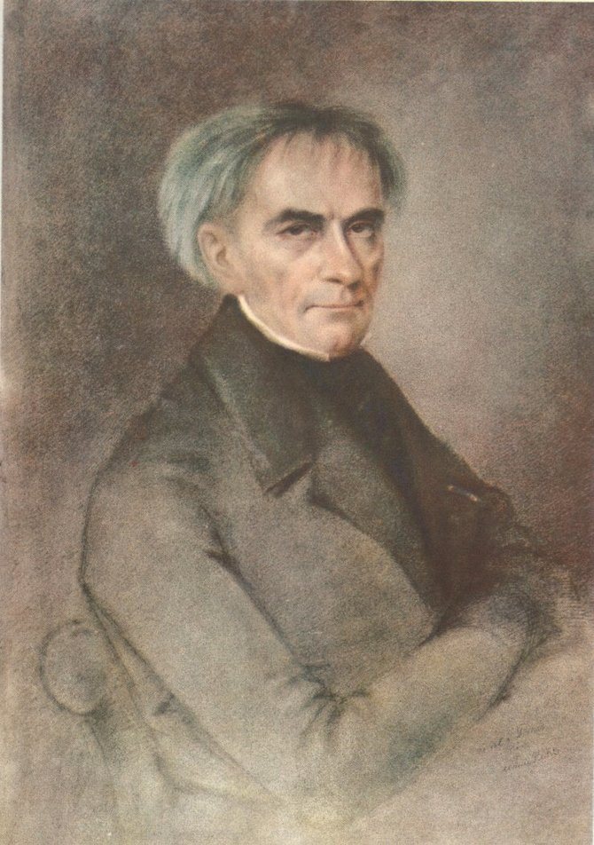 Portræt af Maria Röhl, 1853.